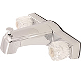 Image of Empire Brass RV Tub/Shower Diverter With Crystal Handles Offset Shanks And Shower Head Chrome