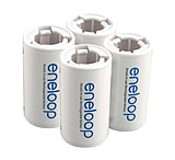 Image of Eneloop C Cell Spacer AA Battery Converters - 4 Pack