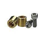 Image of Energie Brass Top Posts w/ 6mm Screw - Pair