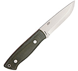 Image of Enzo Trapper 95 Knife w/ Green Linen Micarta Handle