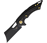 Image of EOS Mini Nautilus Framelock Gold 3.25 in Carbon Steel Folding Knife