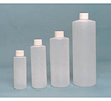 Image of EP Scientific Cylinder Bottles with Caps, High-Density Polyethylene, EP Scientific Products 351-500W Level 3, Case of 24