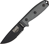 Image of Esee Model 3 Fixed Blade Knife, Black Blade