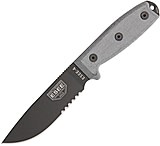 Image of Esee Model 4 Stainless Serrated Fixed Blade Knife