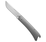 Image of ESNYX Silver Line Beer Buster Frame Lock Knife BB Ti MokuTi Clip 3.1 Satin F1E99982