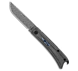 Image of ESNYX Silver Line Beer Buster Jr. Flipper PVD Ti/Blk Micarta 2.6 Damasteel F9CCB02F