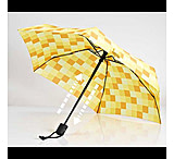 Image of EuroSCHIRM Dainty Automatic Umbrella, Yellow Squares