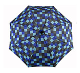 Image of EuroSCHIRM Light Trek Automatic Flashlite Umbrella, Blue Sqr