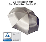 Image of EuroSCHIRM Light Trek Automatic Flashlite Umbrella, Silver