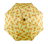 Image of EuroSCHIRM Telescope Handsfree Umbrella, Yellow Squares
