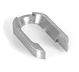 Evolution Gun Works Weld-on Pistol Magwell, 1911, Silver, 11710