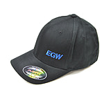 Image of Evolution Gun Works Logo Baseball Black Cap w/ Embroidered Blue Logo
