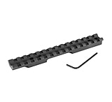 Evolution Gun Works Picatinny Rail Scope Mount, Savage 93, Undrilled, 1-5/8in Ejection Port, 20 MOA, 5.882in, Aluminum, Matte Black, 41604