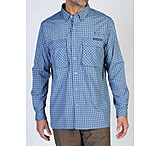Image of ExOfficio Air Strip Micro Plaid Long Sleeve Shirt - Mens