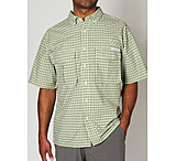 Image of ExOfficio Air Strip Micro Plaid Short Sleeve Shirt - Mens