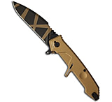 Image of Extrema Ratio Desert Warfare MF2 Knife Flipper 4.5 Black Plain 7D18F2DA