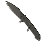 Image of Extrema Ratio MF2 Black Liner Lock Knife Black Aluminum 3.375 Black 4D34AEDE