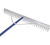 Image of Extreme Max 36&quot; Commercial Grade Screening Rake For Beach And Lawn Care With 66&quot; Handle
