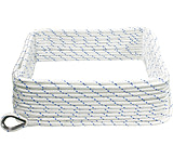 Image of Extreme Max Boattector Double Braid Nylon Anchor Line With Thimble - 3/8in x 100ft