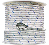 Image of Extreme Max Boattector Double Braid Nylon Anchor Line With Thimble - 3/8in x 600'