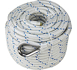 Image of Extreme Max Boattector Double Braid Nylon Anchor Line With Thimble - 5/8in x 200'