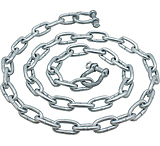 Image of Extreme Max Boattector Galvanized Steel Anchor Chain 5/16in x 5' With 3/8&quot; Shackles