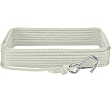 Image of Extreme Max Boattector Solid Braid Mfp Anchor Line With Snap Hook - 3/8in x 50ft