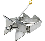 Image of Extreme Max Boattector Zinc Plated Cube Anchor, Bo x Style 19 Lbs.