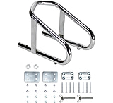 Image of Extreme Max Delu x e Chrome Motorcycle Wheel Chock 5.5&quot; Wide