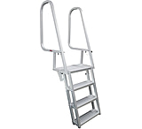 Image of Extreme Max 3005.4116 Delu x e Flip Up Dock Ladder 4 Step