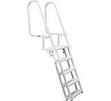 Image of Extreme Max Delu x e Flip Up Dock Ladder With Welded Step Assembly 5 Step