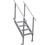 Image of Extreme Max 3005.3843 Universal Mount Aluminum Dock Stair 4 Step