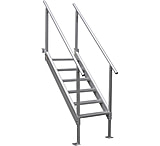 Image of Extreme Max 3005.3846 Universal Mount Aluminum Dock Stair 6 Step