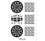 Image of EZ-Aim Handgun Games Shooting Target &amp; Backer