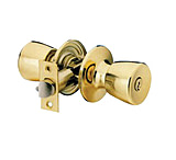 Image of EZ-Set 100T-GN ENTRY KA-5,KA-100 Ez Set 100T Gn Entry Ka 5 Ka 100 Mobile Home Entrance Lock Set Polished Brass, Us3
