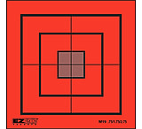 Image of EZ2C Targets Style 19 Mini Targets, Black Ink on Red, 3.5x3.5in