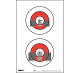 Image of EZ2C Targets Style 21 Targets, Red and Black Ink, 11x17in