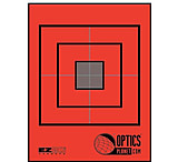 OP Exclusive - EZ2C Targets Self-Adhesive 4.25x5.5in Mini Square Bullseye Targets