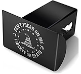Image of Old Southern Brass Don't Tread On Me Gadsden Flag 2 Trailer Hitch Cover