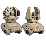 Image of FAB Defense Top Mounted Deployable Front and Rear Set of Flip-up Sights