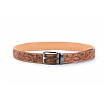 Image of Falco Holsters Exclusive Hand-Carved Leather Gun Belt - FLORAL 1E2723C6