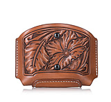 Image of Falco Holsters Exclusive Hand-Carved Leather Pouch for Magazines - FLORAL A32D713F