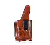 Image of Falco Holsters Outlet IWB Leather Holster with Thumb Break for Guns with Lasers or Lights Plus Red Dot Sights A07A5019