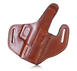 Image of Falco Holsters Outlet OWB Leather Holster with Thumb Break for Guns with Red Dot Sights 1280CBC2
