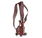 Image of Falco Holsters Outlet ROTO shoulder holster for guns with light with double magazine pouch 044B01BA