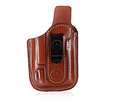 Image of Falco Holsters Pancake Style IWB Leather Holster for Guns with Light 3186F522
