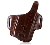 Image of Falco Holsters Pancake Style OWB Leather Holster for Pistol with Laser/Light D293D224