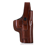 Image of Falco Holsters Slim Design OWB Belt Leather Holster with Front Security Strap B9213170