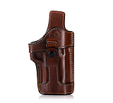 Image of Falco Holsters Tuckable IWB Concealed Open Top Leather Holster B06183AB