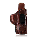 Image of Falco Holsters Variable IWB Concealed Open Top Leather Holster with Adjustable Belt Clip D4FA8F9E
